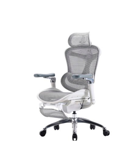 Silla Ergonómica A3 - Blanco Humo